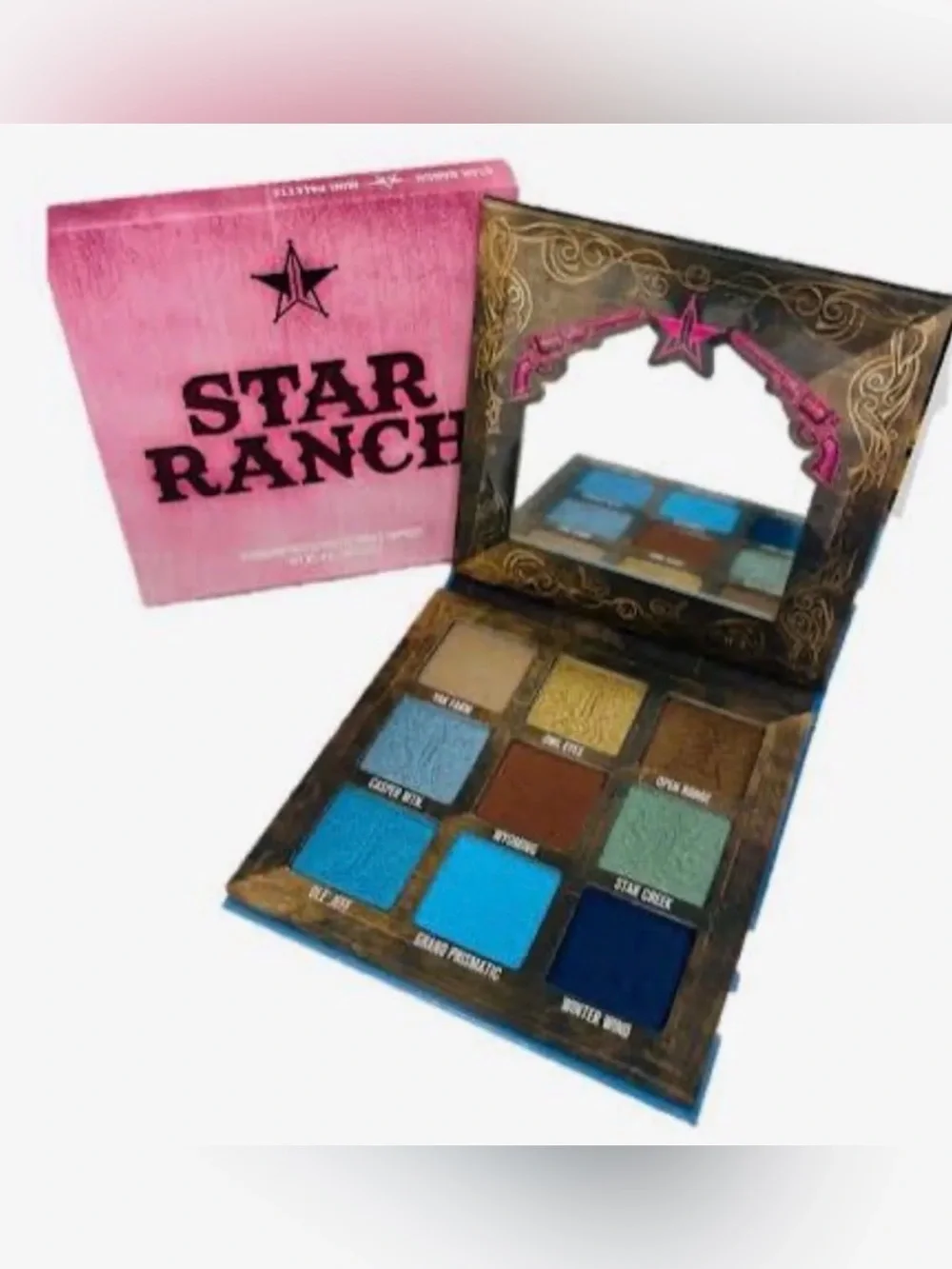 Jeffree Star Cosmetics Star Ranch Eyeshadow Palette Matte, Metallic / Shimmer